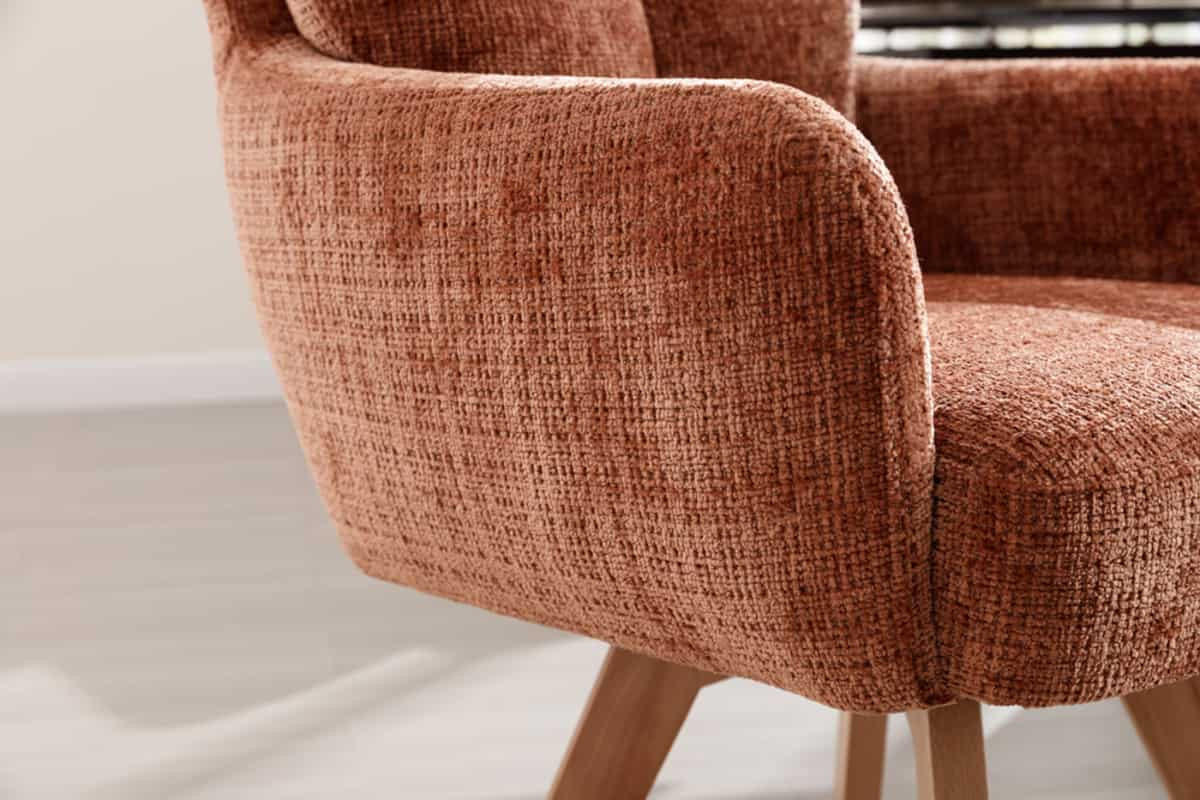 STUHL BIG GEORGE Chenille Braun 90 cm - Braun, Holz/Kunststoff (60/92/67cm) - riess-ambiente