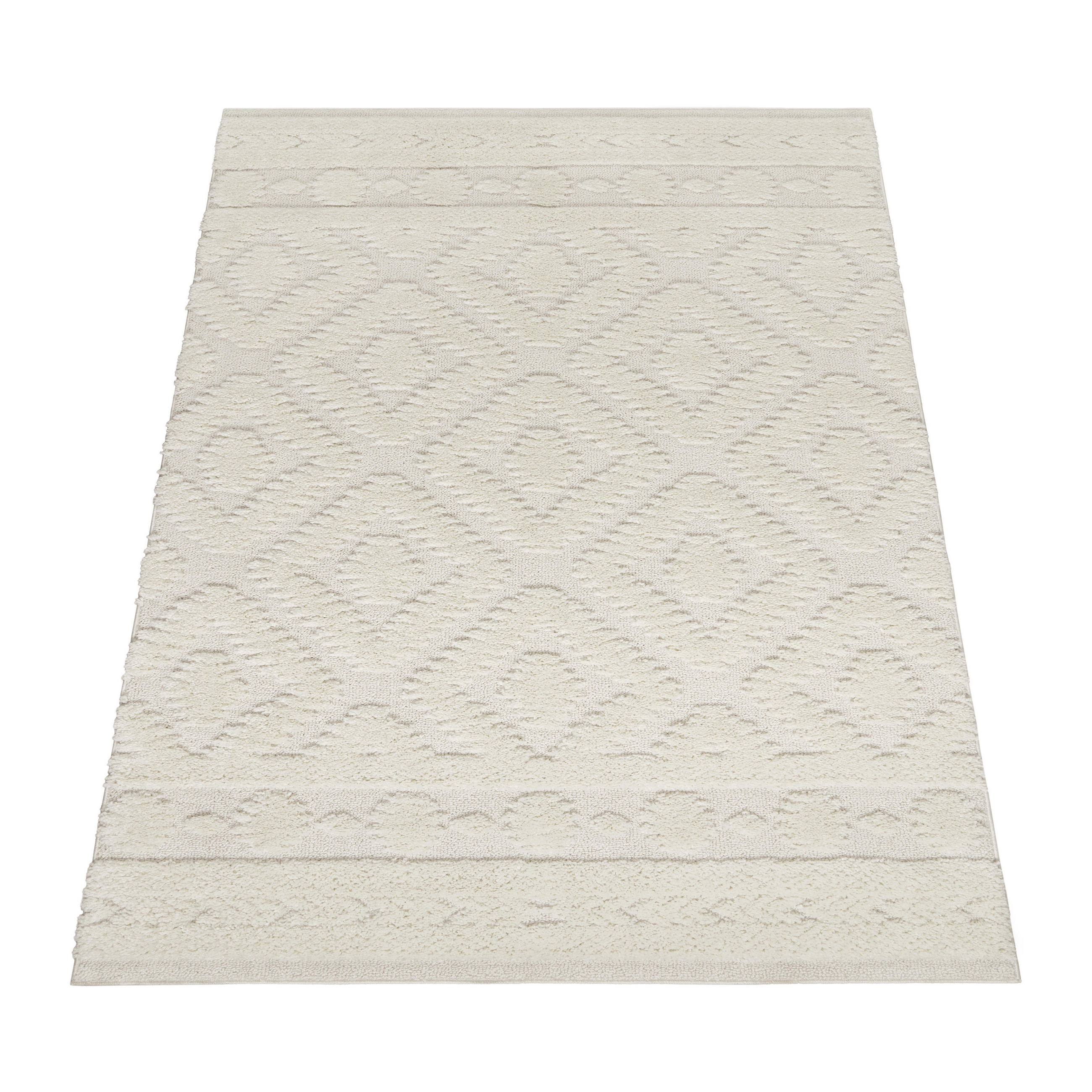 HOCHFLORTEPPICH 80/150 cm Genua 748 - Creme, Textil (80/150cm) - Paco Home