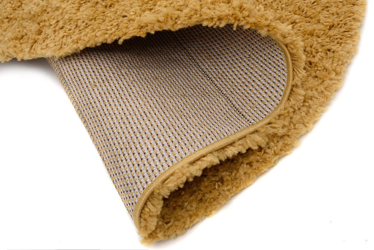 TEPPICH ESSENCE ROUND Gelb 240/240 cm - Gelb, Textil (240/240cm) - Tapiso