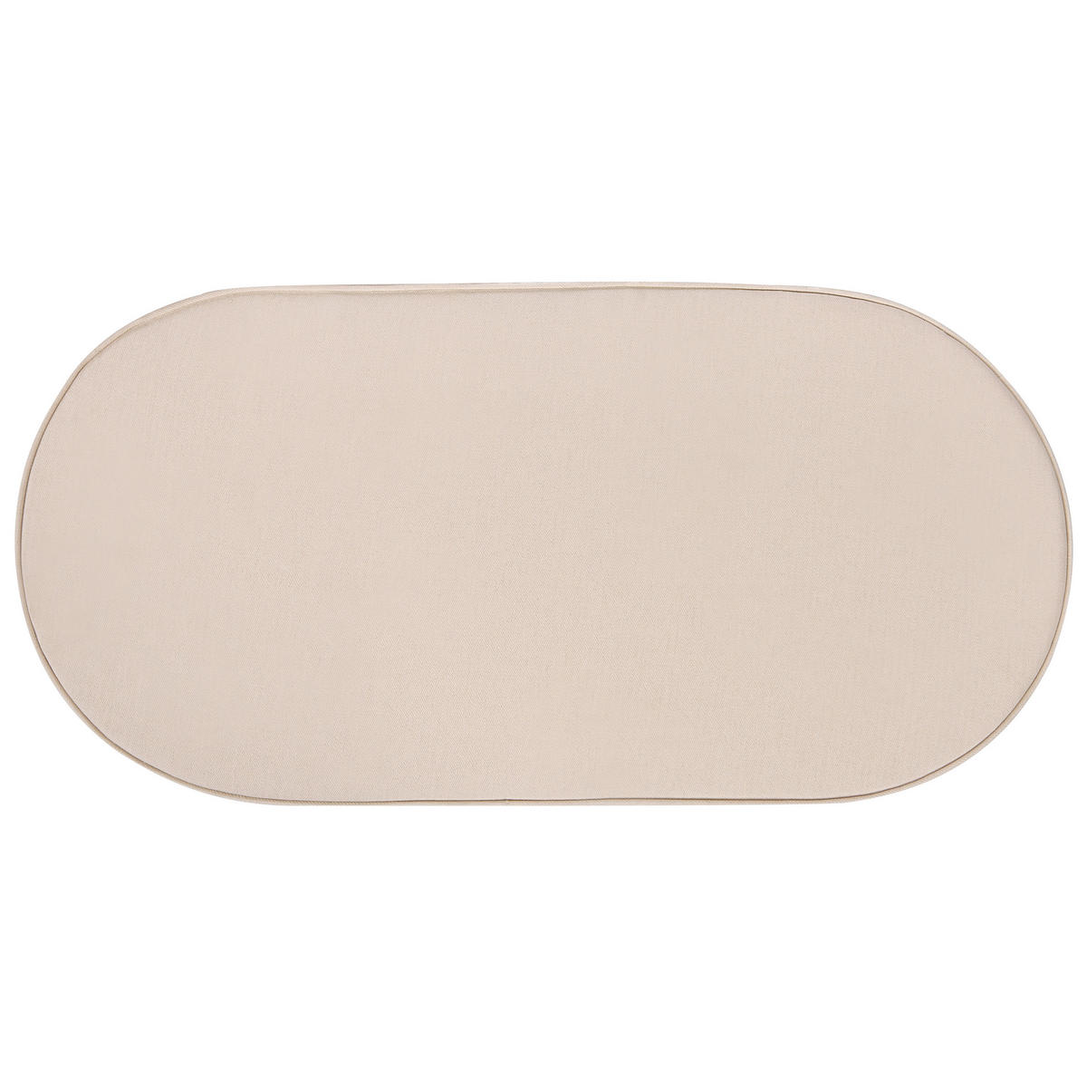 GARTENSOFA 2-Sitzer Naturfarben Maiori - Beige/Naturfarben, Naturmaterialien (180/88/110cm) - Beliani
