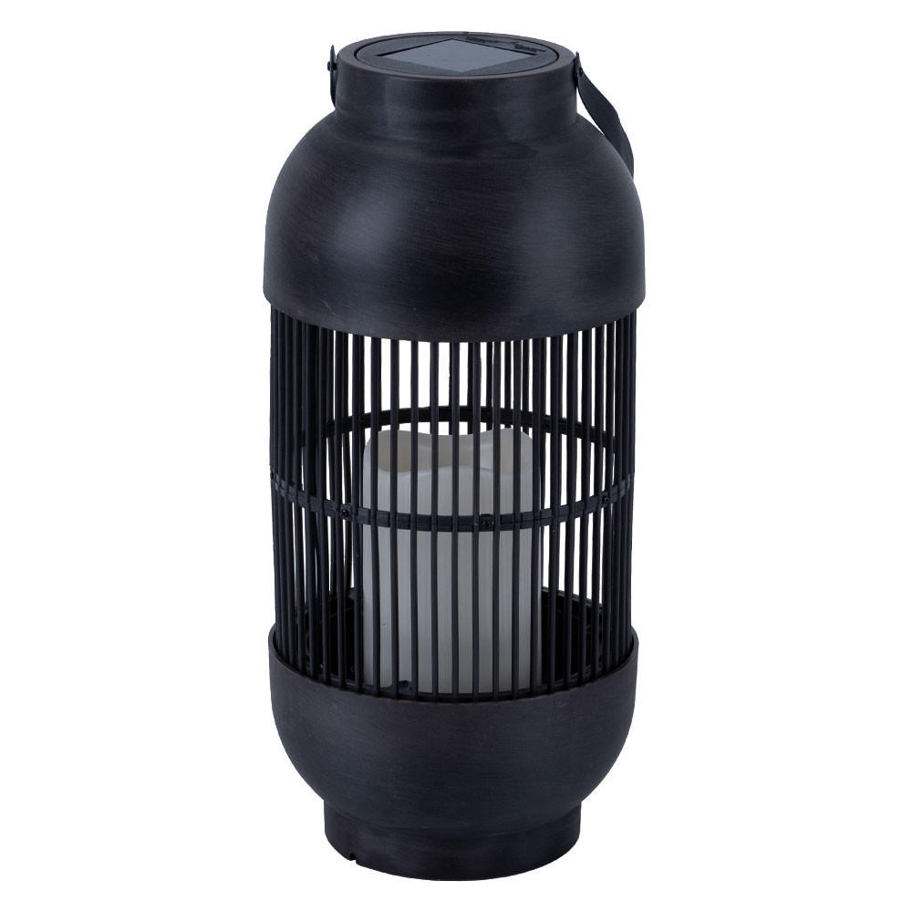 LED AUSSENLEUCHTE Solar Schwarz - Schwarz, Kunststoff (14.5/14.5/33cm)