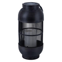 LED AUSSENLEUCHTE Solar Schwarz - Schwarz, Kunststoff (14.5/14.5/33cm)