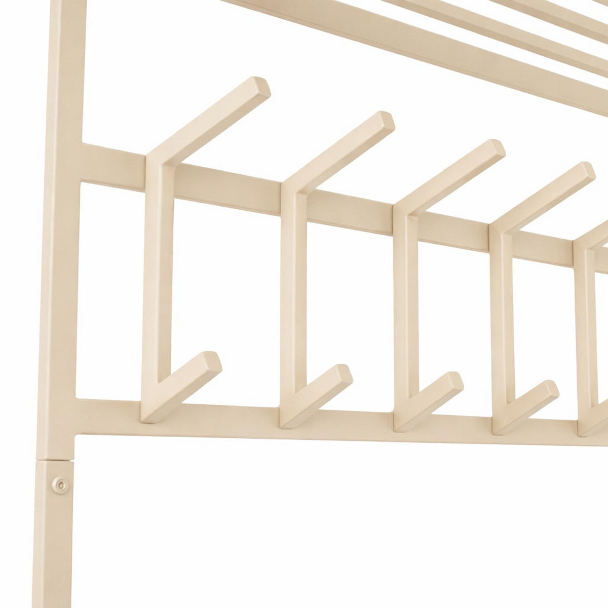 KLEIDERABLAGE Jaimy Beige - Beige, Metall (80/35/30cm) - LOFT42