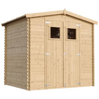 HOLZHAUS GARTENHAUS M369 - B236xL226xH218 cm/ 4.33 m2 - Beige, Holz (236/218/226cm) - Timbela