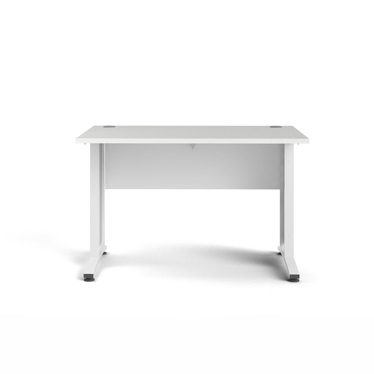 SCHREIBTISCH Weiß - Weiß, Holzwerkstoff (80/120/75cm) - ebuy24