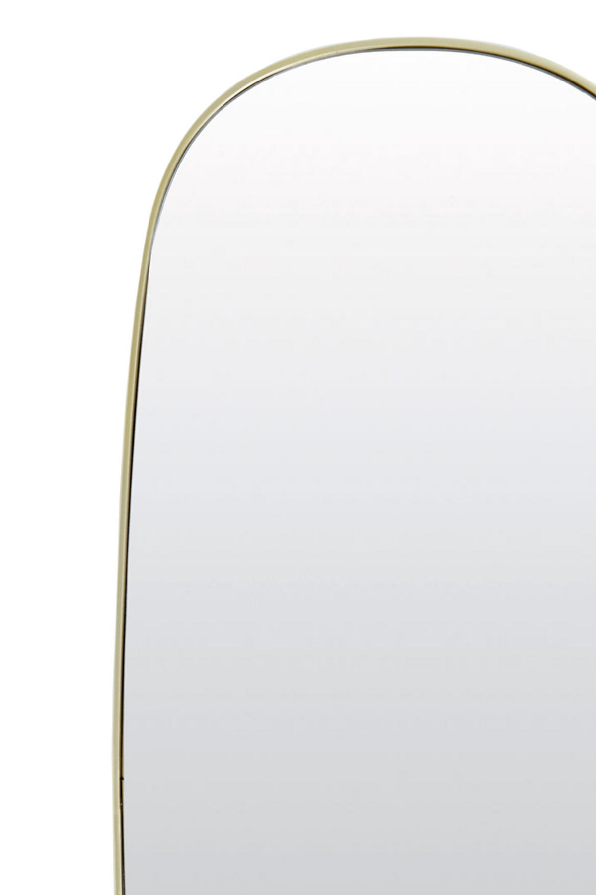 SPIEGEL Waage Gold 40/1,5/100 cm - Goldfarben, Metall (1.5/100/40cm) - Light & Living