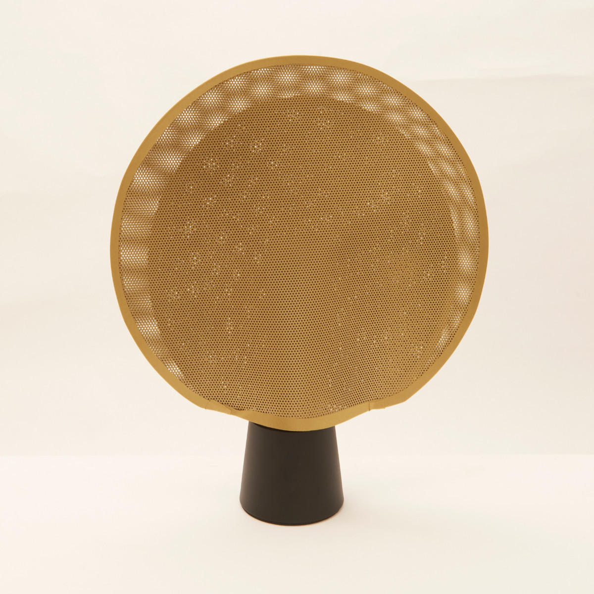 LAMPE Masche D.28cm - Goldfarben, Kunststoff (28.5/7.6/39.5cm) - Signature