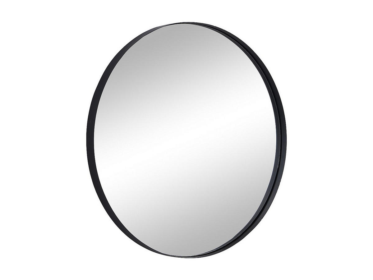 WANDSPIEGEL rund - D. 80 cm - Metall - Schwarz - JAFFREL - Schwarz, Metall (80/80/5cm) - Vente-Unique