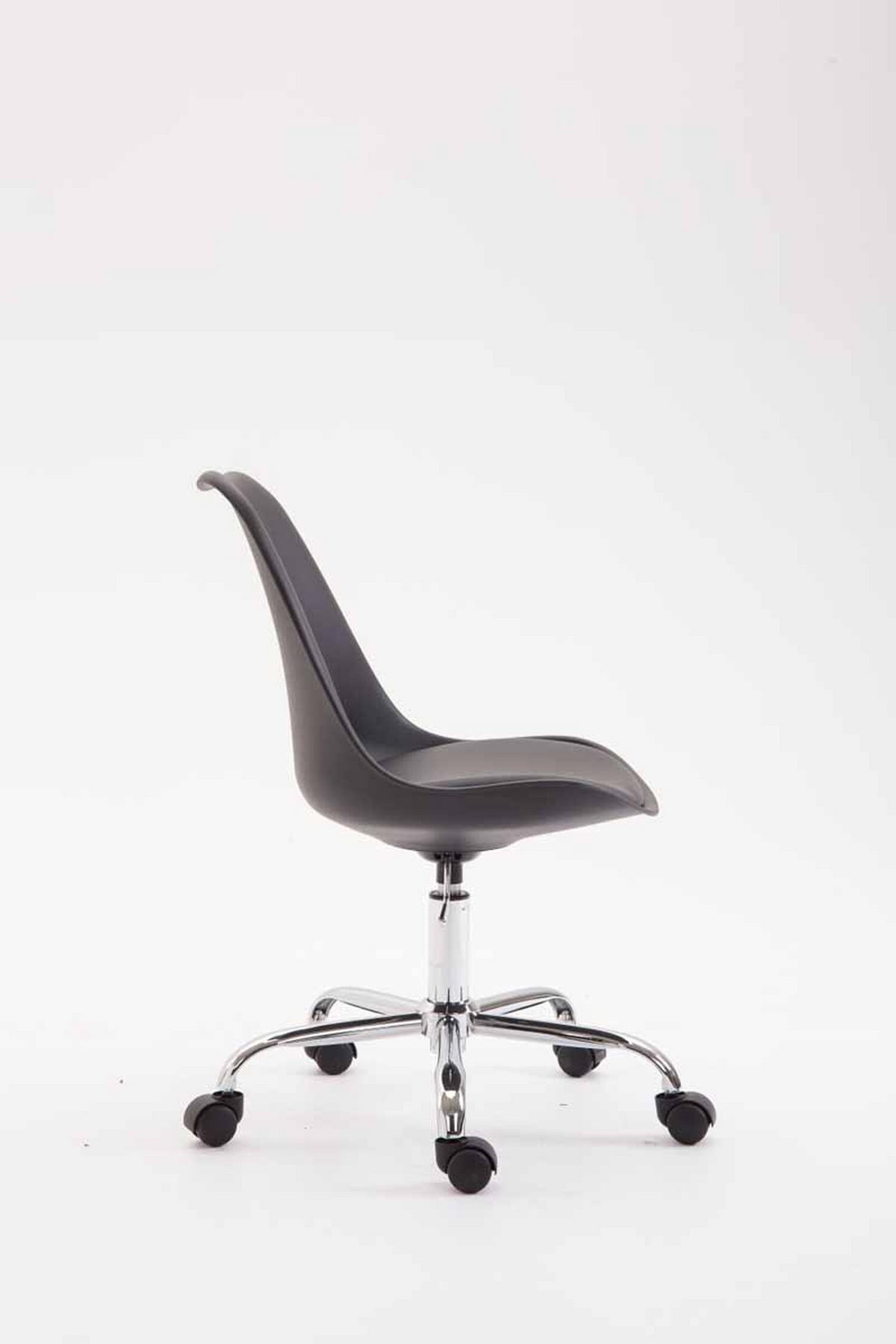 BÜROSTUHL Toulon, Kunststoff Schwarz - Schwarz, Textil/Metall (48/52/54cm) - TPFLiving