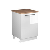 SPODNÁ SKRINKA POD DREZ Fame-Line, Biely vysoký lesk/biely, 60 cm - biela/biela s vysokým leskom, kompozitné drevo (60/82/60cm) - Vicco