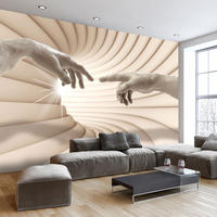 VLIESTAPETE Beige 150/105 cm - Beige/Weiß, Textil (150/1cm) - KUNSTLOFT