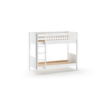 ETAGENBETT SCOTT Weiß 105x208x176 cm - Weiß, Holz - FURNLUX