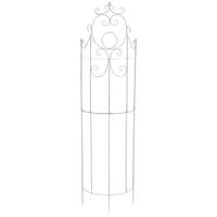 RANKGITTER Lavan antik weiß - Weiß, Metall (52.5/200/23cm) - TPFLiving
