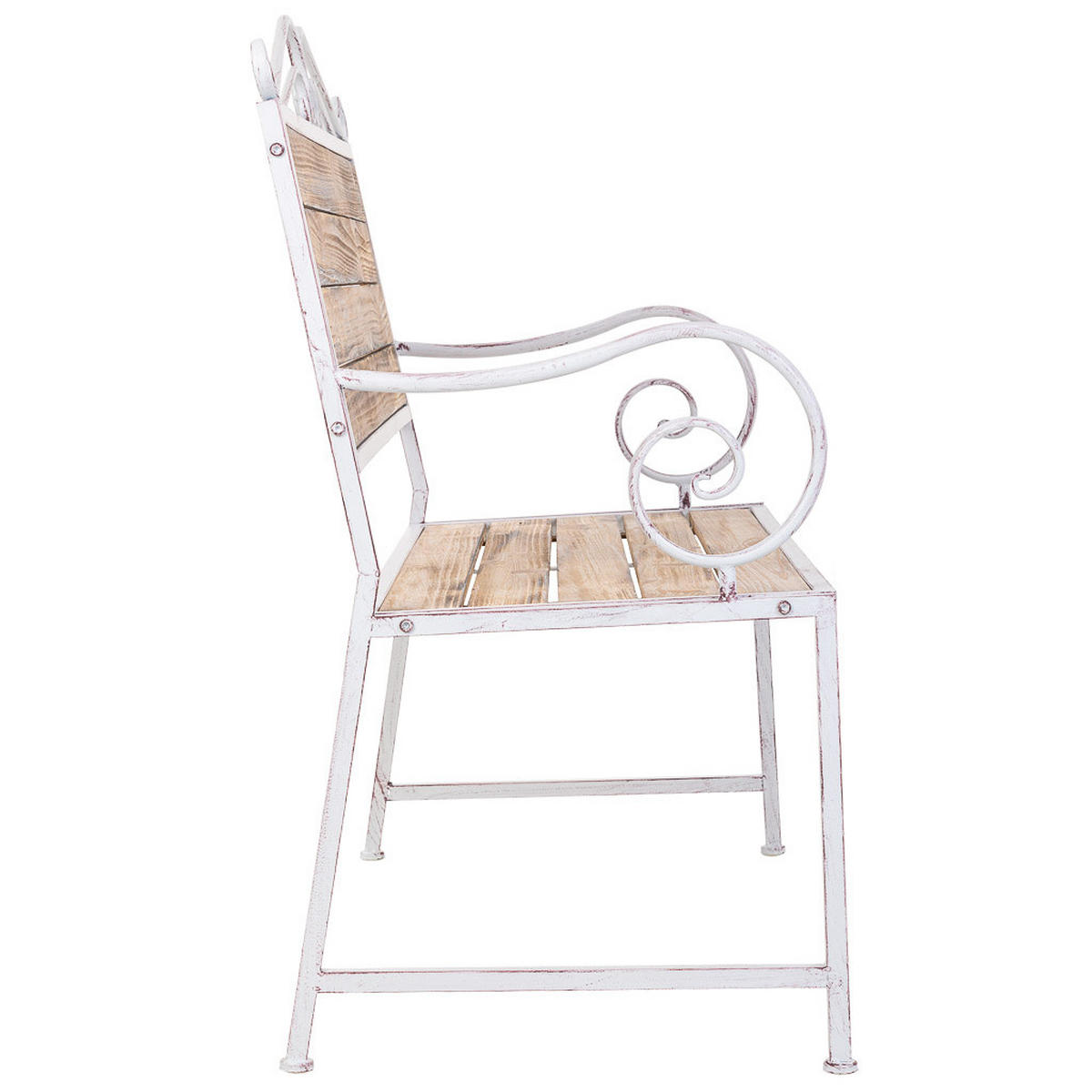 BANK, grau, 114x54x102cm - Grau, Holz (114/102/54cm) - Wanderlust