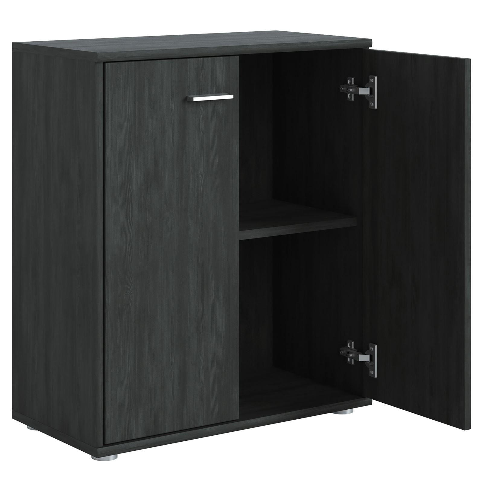 Thumbnail - CARO-Möbel Kommode, Esche, Holzwerkstoff, Mode, 60x70x30 cm, Wohnzimmer, Kommoden & Sideboards, Highboards