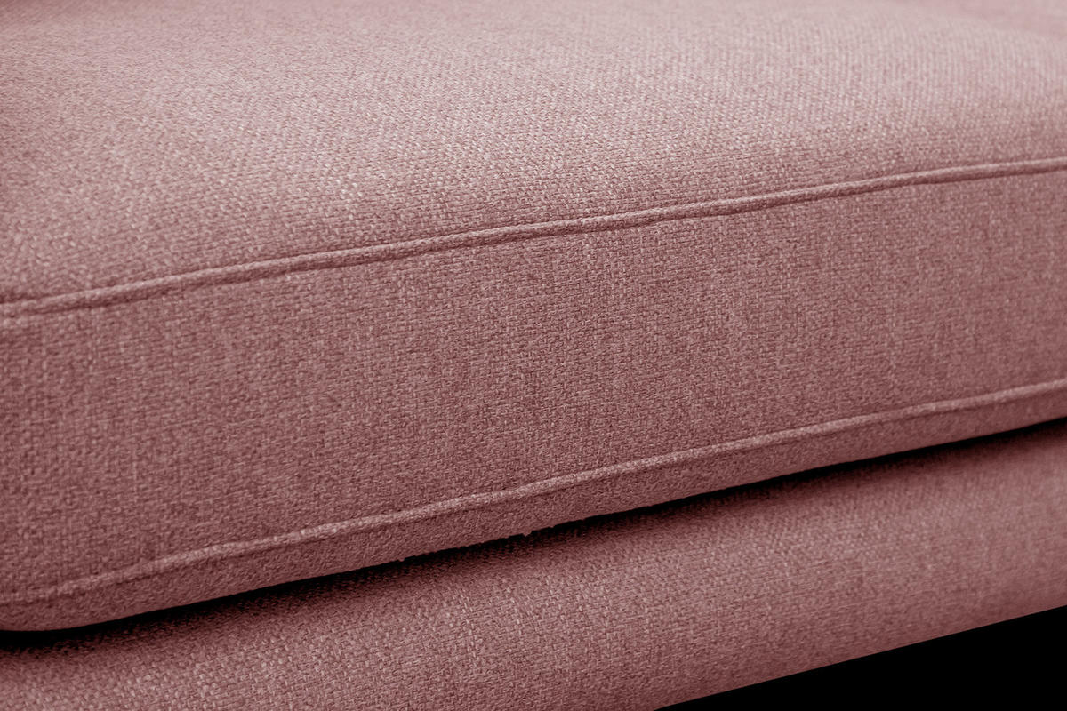 SOFA MEDIOLANE 2,5-Sitzer, hellrot - Hellrot, Holzwerkstoff/Textil (203/87/96cm) - Courtois Laville