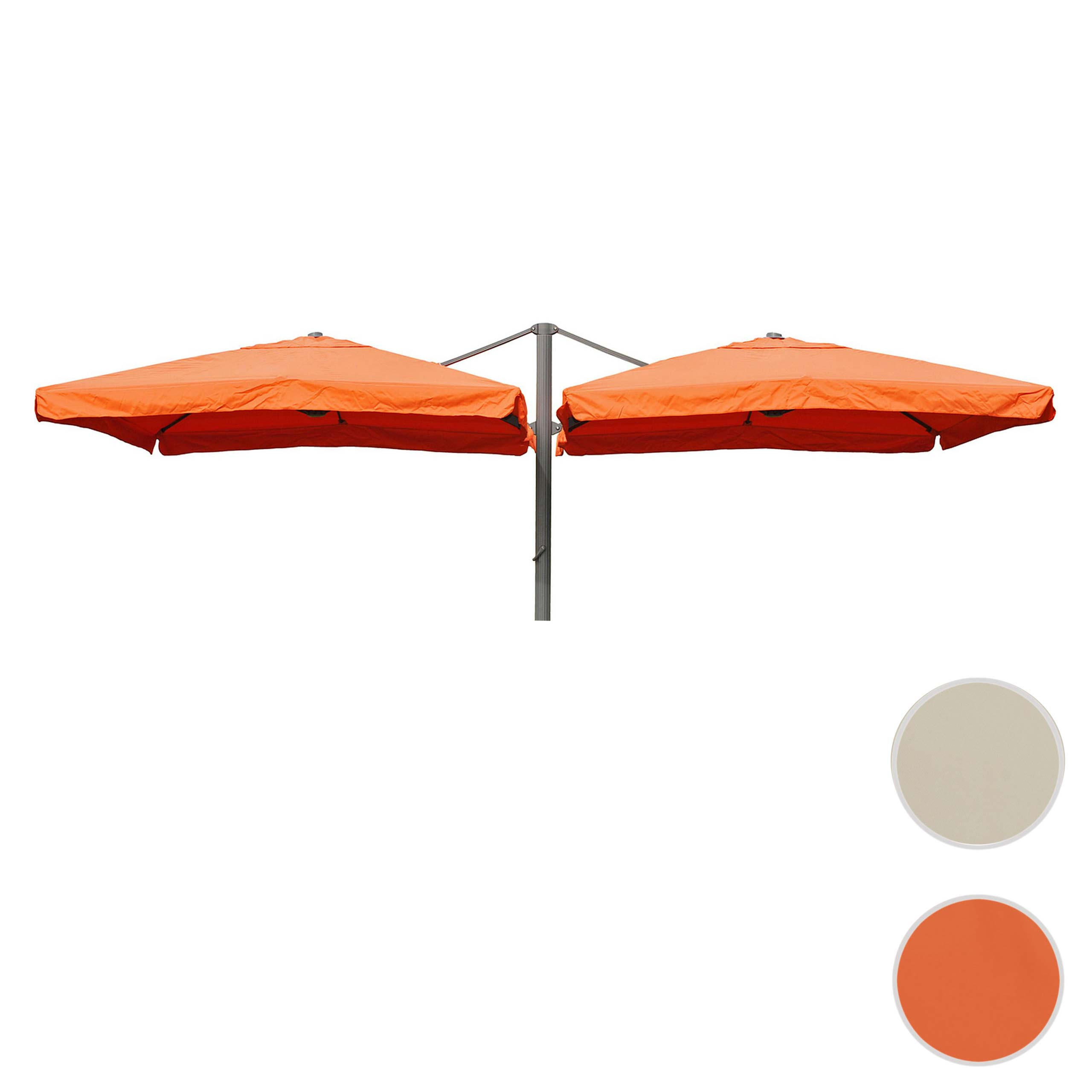 ERSATZ-BEZUG FÜR DOPPEL-AMPELSCHIRM Orange - Orange, Textil (303/303cm) - MCW