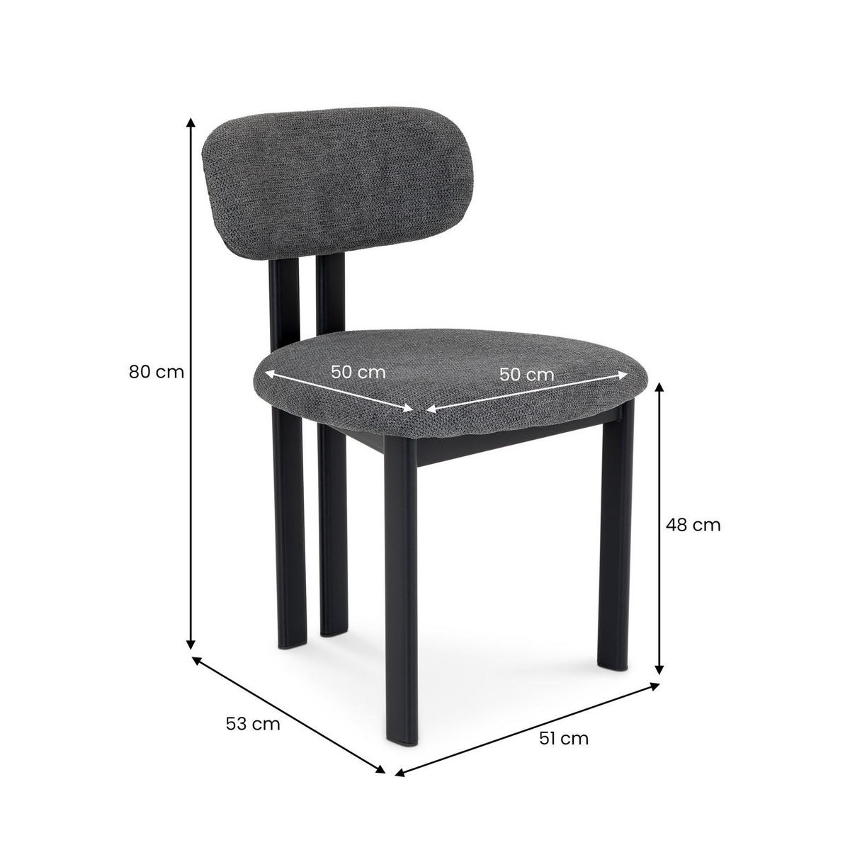 ESSGRUPPE ARVIKA FRANCA 5er Set schwarz - Schwarz, Holzwerkstoff - IDIMEX