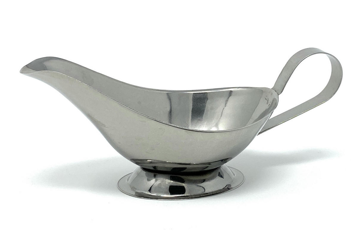 SAUCIERE Edelstahl Rostfrei 100 ml Soßenbehälter - Grau, Metall (7.5/17/7cm) - DanDiBo