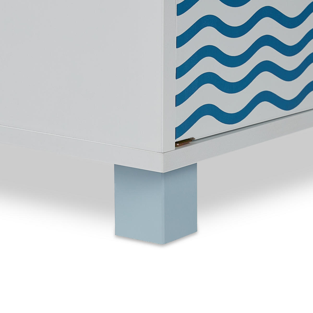 KINDER-KOMMODE - Weiß, Holzwerkstoff (42/105/30cm) - Relaxdays