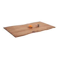 TISCHPLATTE NOAH - Beige/Naturfarben, Akazienholz/Holz (140/3/80cm) - SAM