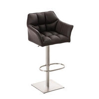 BARHOCKER Damaso 88x64x45 cm braun - Braun, Leder (64/88/45cm) - furnicato