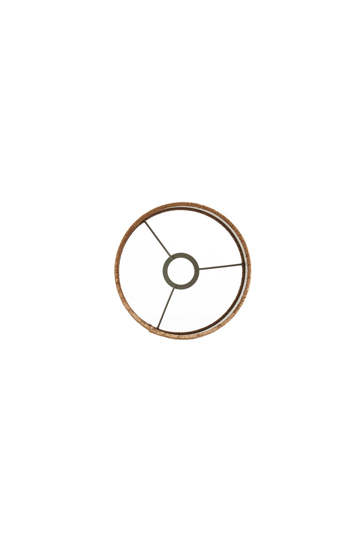 LAMPENSCHIRM Praya Braun Ø20/15 cm - Braun, Textil (20/20/15cm) - Light & Living