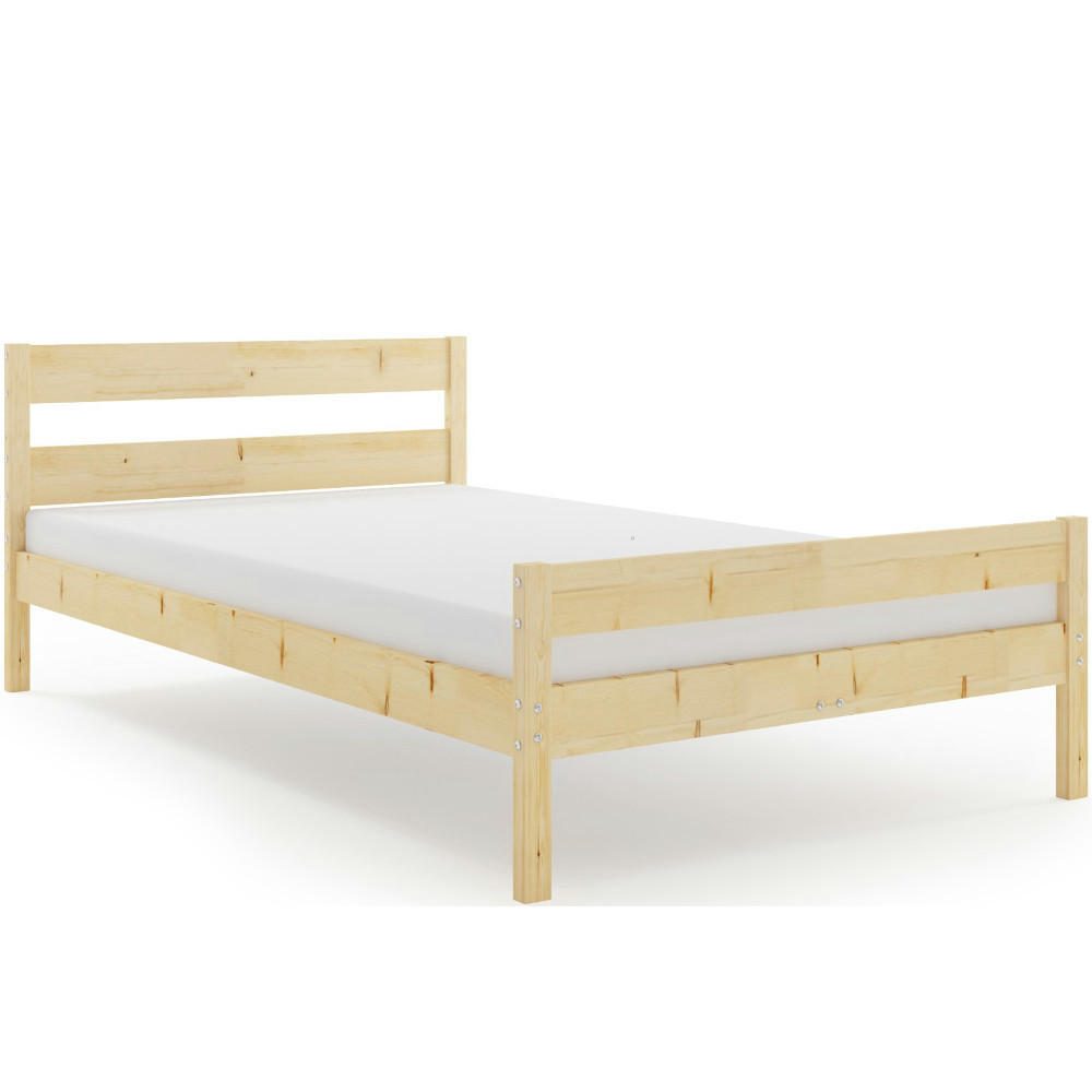 BETT Orbis Naturholz, mit Lattenrost - Naturfarben, Holz (160/200cm) - Interbeds