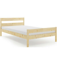 BETT Orbis Naturholz, mit Lattenrost - Naturfarben, Holz (140/200cm) - Interbeds