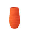 BLUMENTOPF FIESTA - Töpferei - Orange - XL - Ø 25 cm - Orange, Keramik (25/55cm) - J-Line