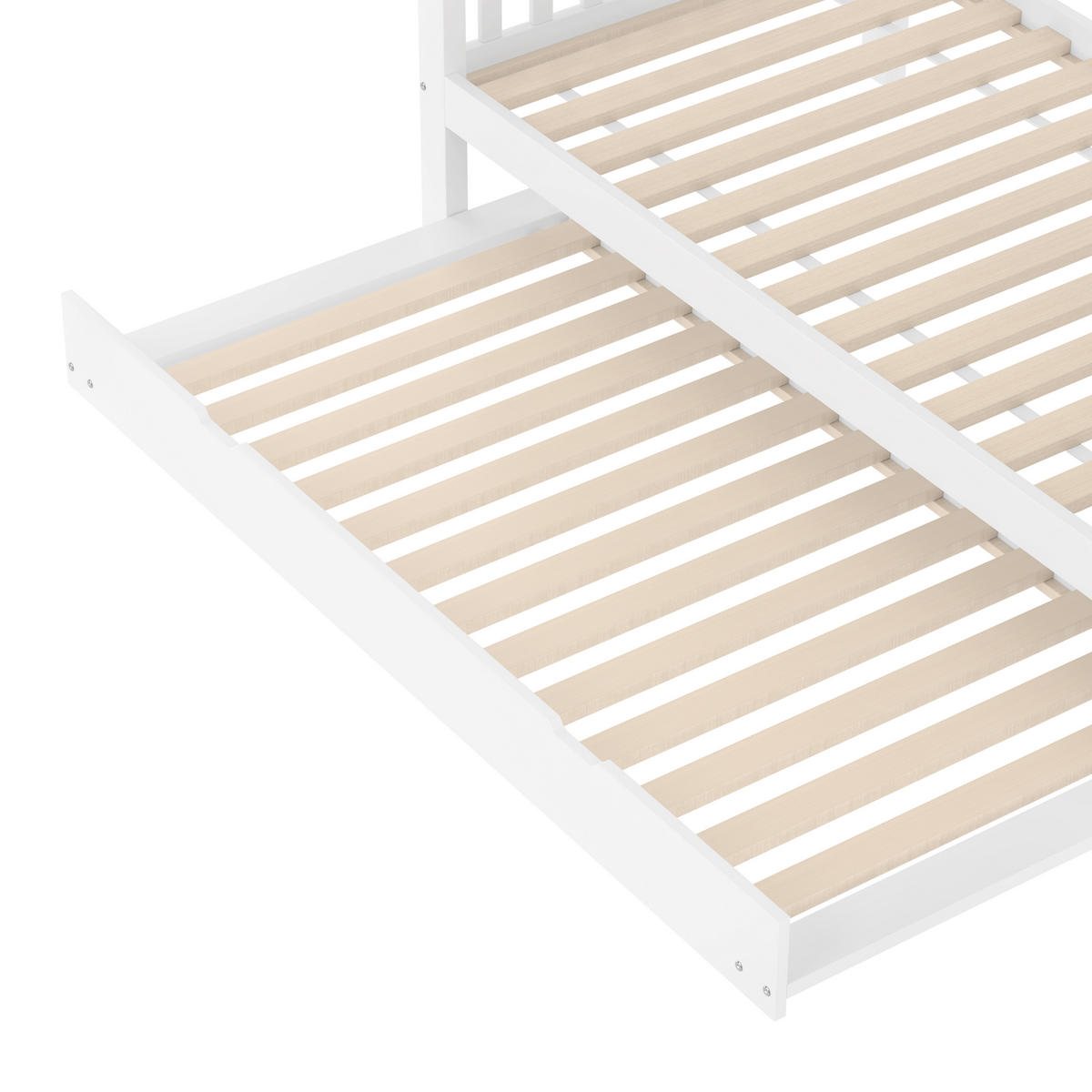 ETAGENBETT Modell Weiß 90 x 200 cm - Weiß, Holz (90/200cm) - ComfortXL