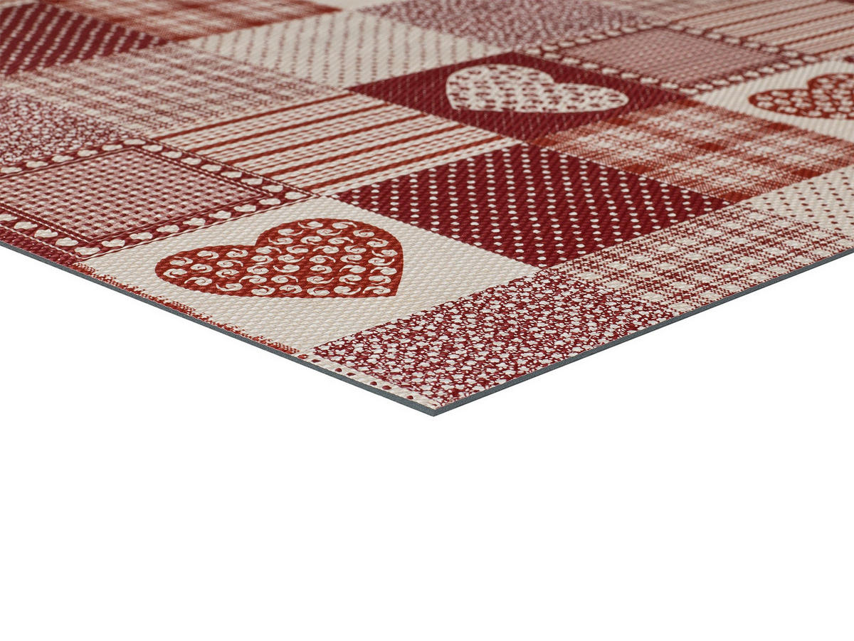 KÜCHENTEPPICH Rot Sally 48/200 cm - Rot, Kunststoff/Textil (48/200cm) - Atticgo