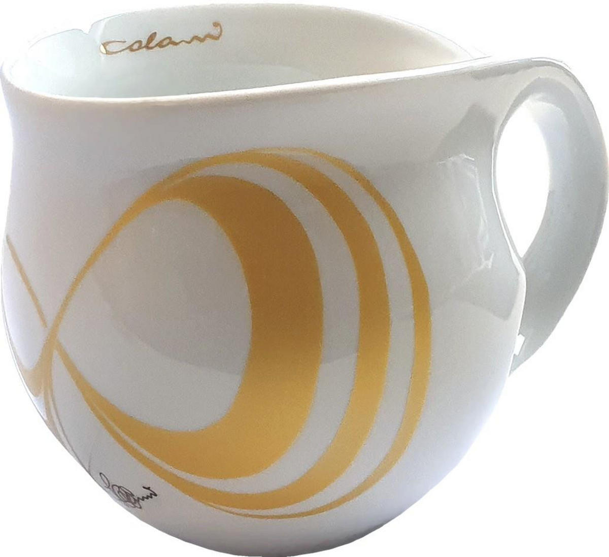 KAFFEEBECHER XXL Capriole gold - Goldfarben/Multicolor, Keramik (0.6L) - Luigi Colani Porzellan
