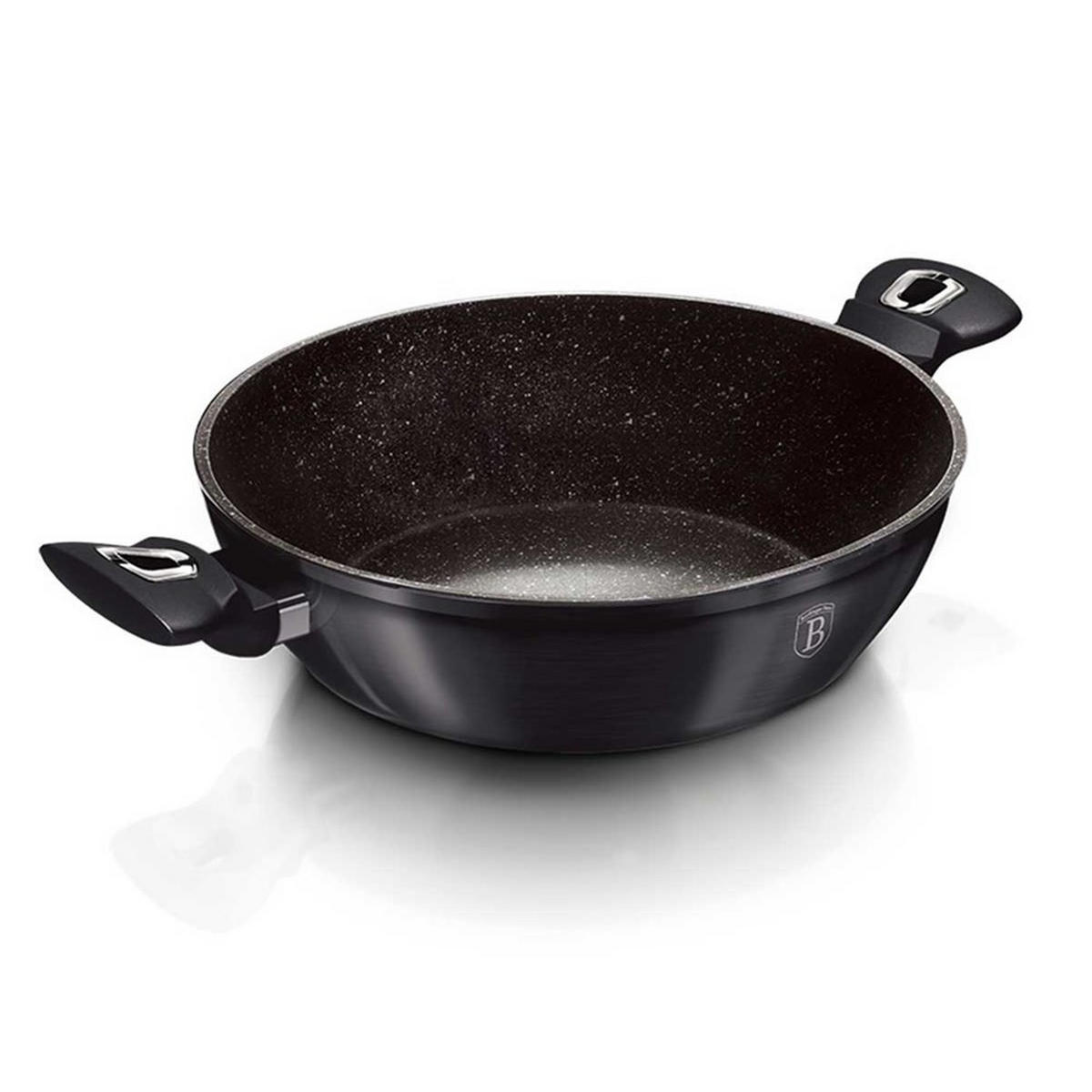 TOPF Graphit 28/28/7.5 cm BH6898 - Graphitfarben, Metall (28cm) - Berlinger Haus