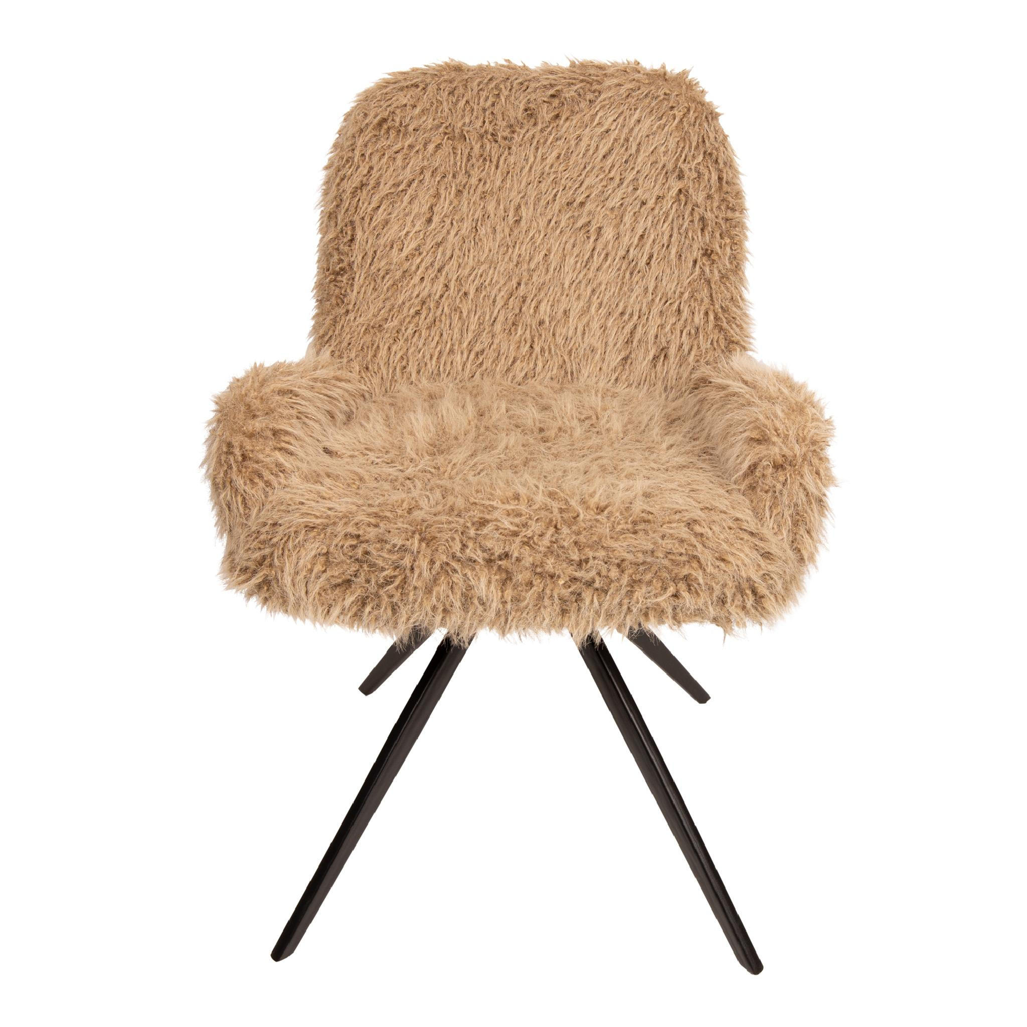 ESSZIMMERSTUHL Leander Braun 58/53.5/83.5cm - Braun, Textil (53.5/83.5/58cm) - PTMD Collection