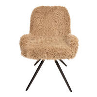 ESSZIMMERSTUHL Leander Braun 58/53.5/83.5cm - Braun, Textil (53.5/83.5/58cm) - PTMD Collection