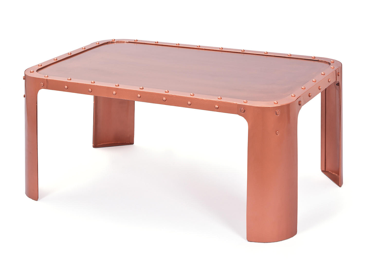 COUCHTISCH Kupfer - Kupferfarben, Holzwerkstoff (70/110/45cm) - ebuy24