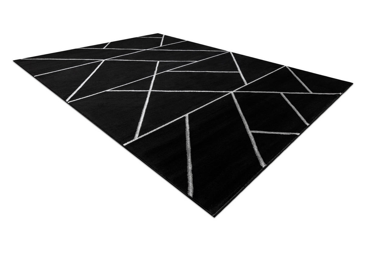 TEPPICH Emerald 240/330 cm - Schwarz, Textil (240/330cm) - rugsX