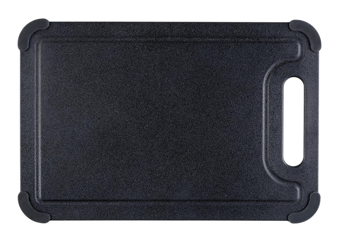 SCHNEIDEBRETT Peet 0,8/30/20,5 cm - Schwarz, Kunststoff (30/0.8cm) - Wenko