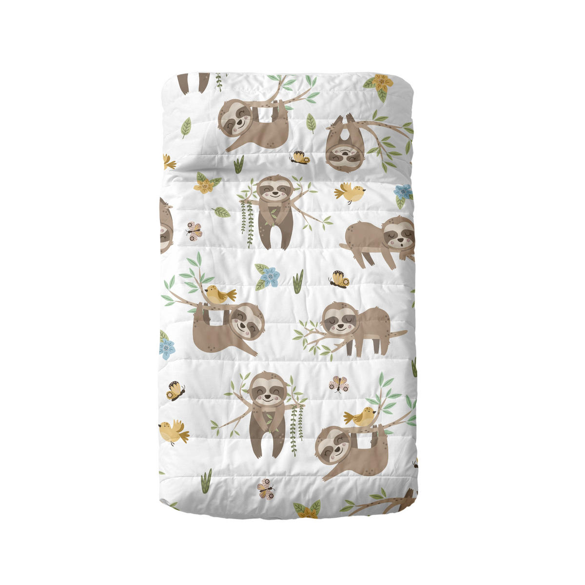 TAGESDECKE happy sloth 100x130 cm (kinderbett) mehrfarbig - Multicolor, Textil (100/130cm) - Happy Friday