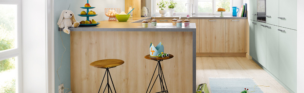 U-Form Küchen Holz
