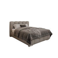 POLSTERBETT Zaira 140x200cm – Elegantes Polsterbett für modernen Wohnstil , ohne matratze, hellgrau - Hellgrau, Holz (120/200cm) - Homesy