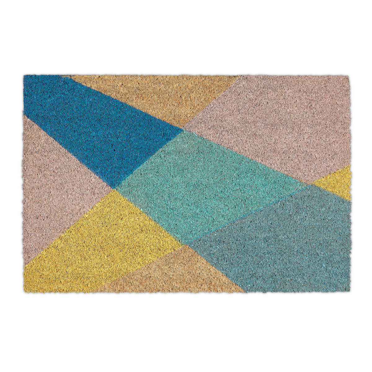 FUSSMATTE - Multicolor, Kunststoff/Textil (60/40cm) - Relaxdays