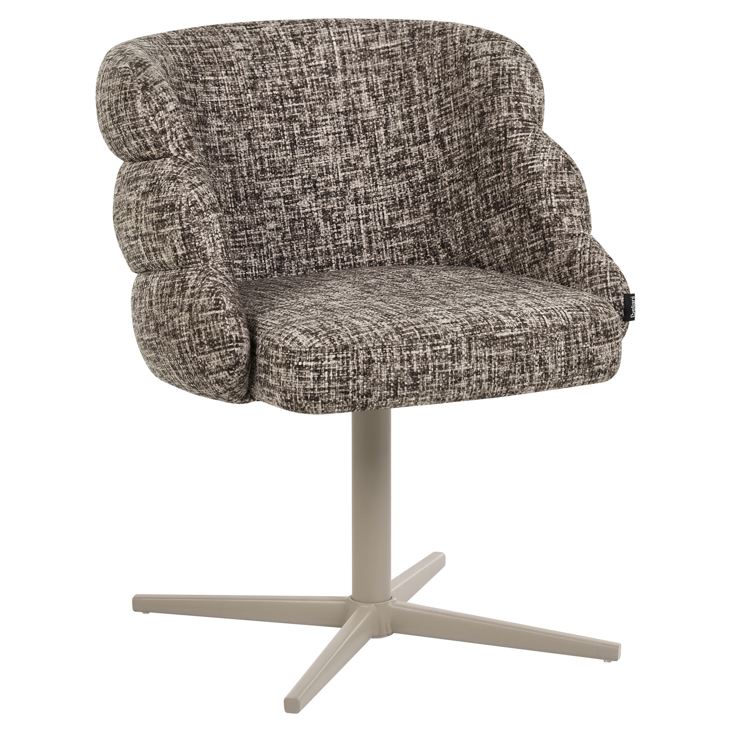 Beliani Esszimmerstuhl Taupe 59x78x63 cm