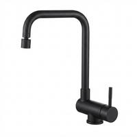 BADEZIMMERARMATUR mit 60 cm Zulaufrohr, schwarz, schwenkbar. - Schwarz, Metall (40/10/25cm) - Vallsero