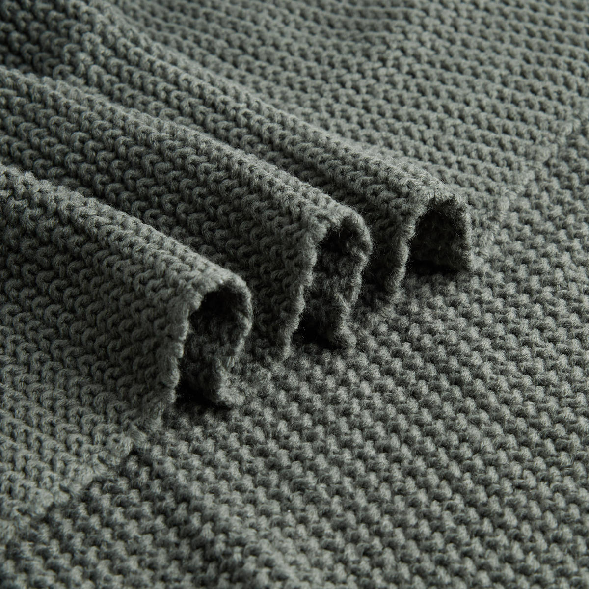 DECKE Zoltane - Dunkelgrün, Textil (130/170cm) - home&you