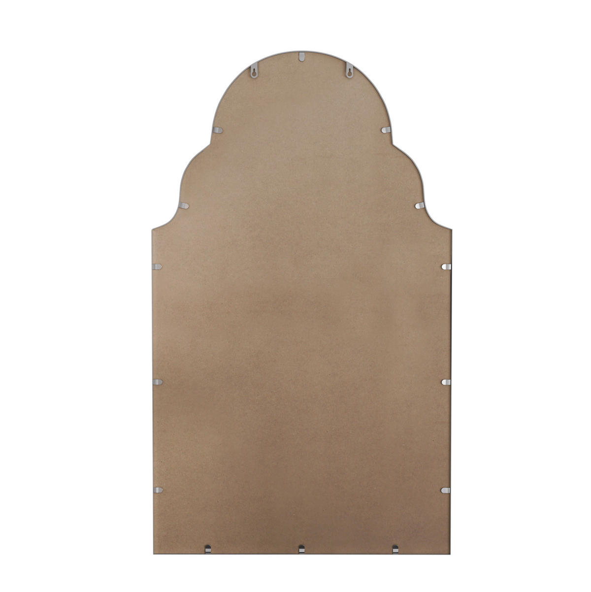 WANDSPIEGEL Rechteckig 61x101x3cm Silber mit Metallrahmen Für Badezimmer,Wohnzimmer,Flur - Silberfarben, Glas (61/101/3cm) - Modfu