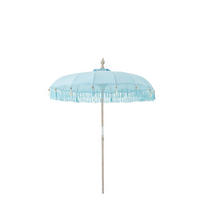 SONNENSCHIRM BOBBI Blau - Blau, Holz (200/200cm) - J-Line