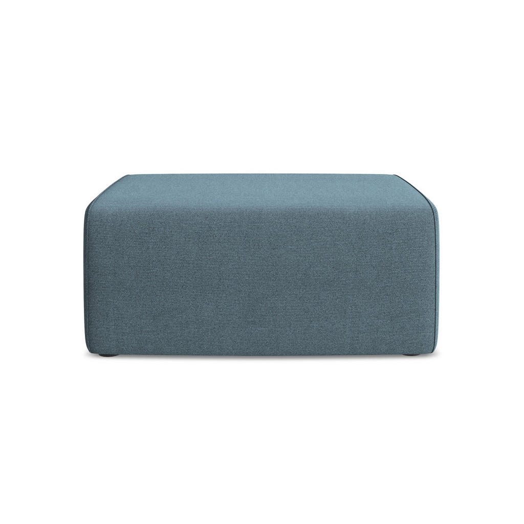 Thumbnail - Makamii Pouf, Hellblau, Textil, 1-Sitzer, Füllung: Schaumstoff, 90x80x60 cm, Made in EU, Wohnzimmer, Hocker, Sitzhocker