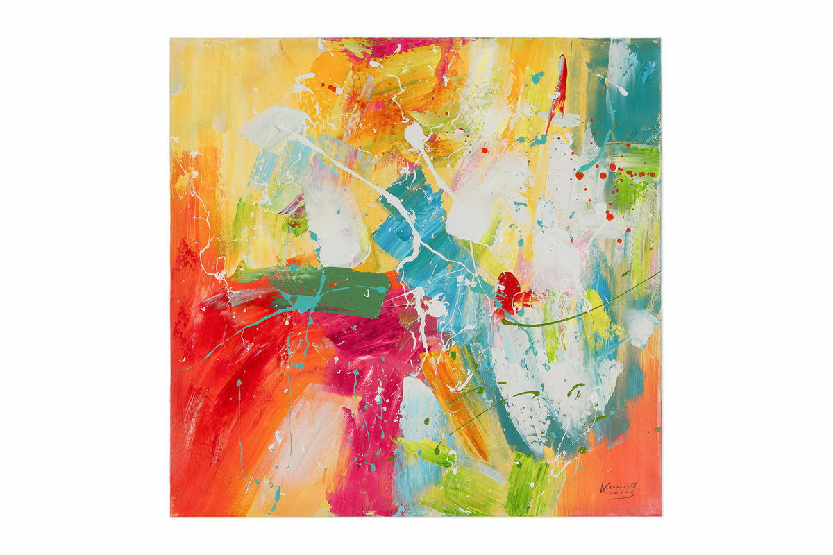 LEINWANDBILD 80/80 cm - Multicolor, Textil (80/80cm) - KUNSTLOFT